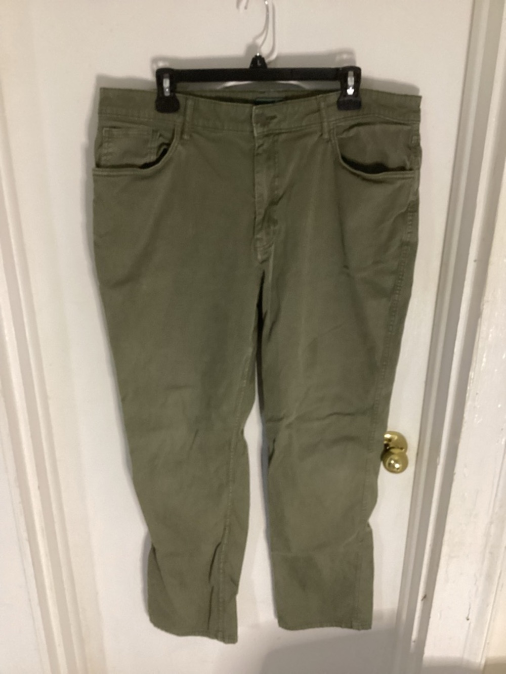 Woolrich Olive Green Men's Casual Pants size 38/32